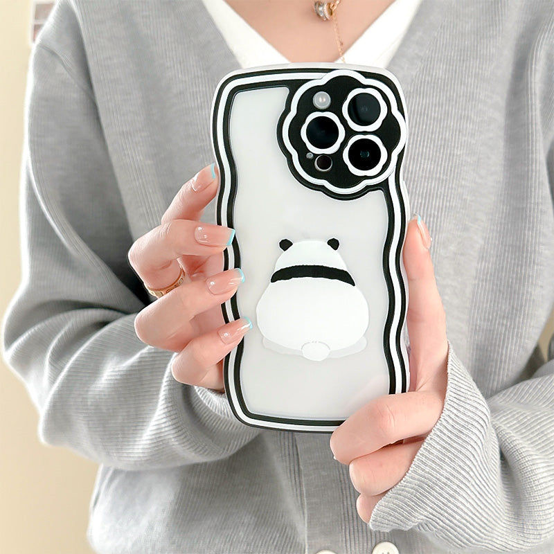 Coque iPhone à bord ondulé PANDA 