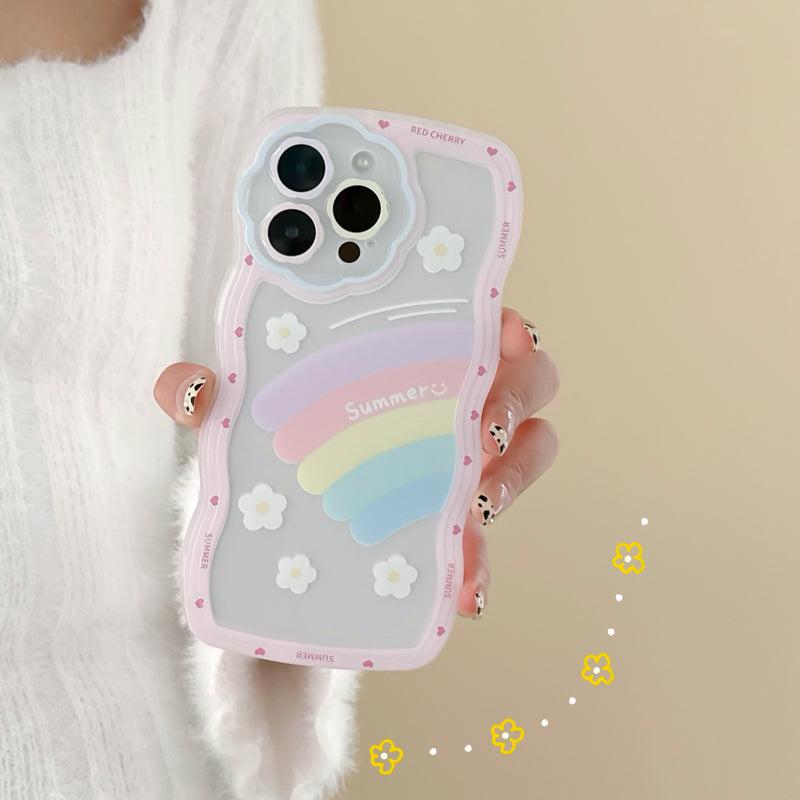 RAINBOW iPhone-Hülle mit gewelltem Rand 