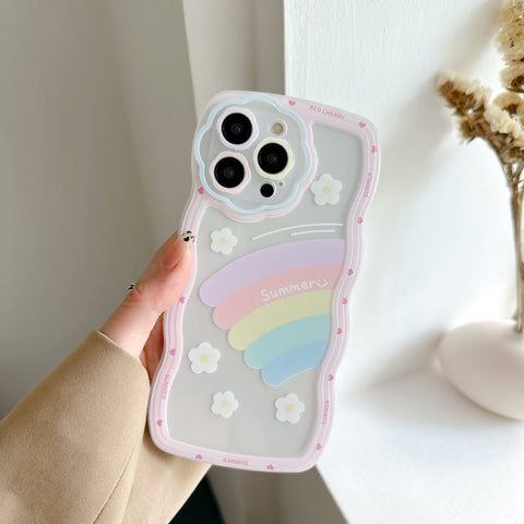 RAINBOW iPhone-Hülle mit gewelltem Rand 