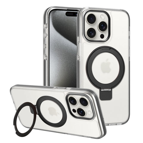 360° Klappständer MagSafe iPhone-Hülle Kabelloser Ladeschutz für iPhone 15/14/13 