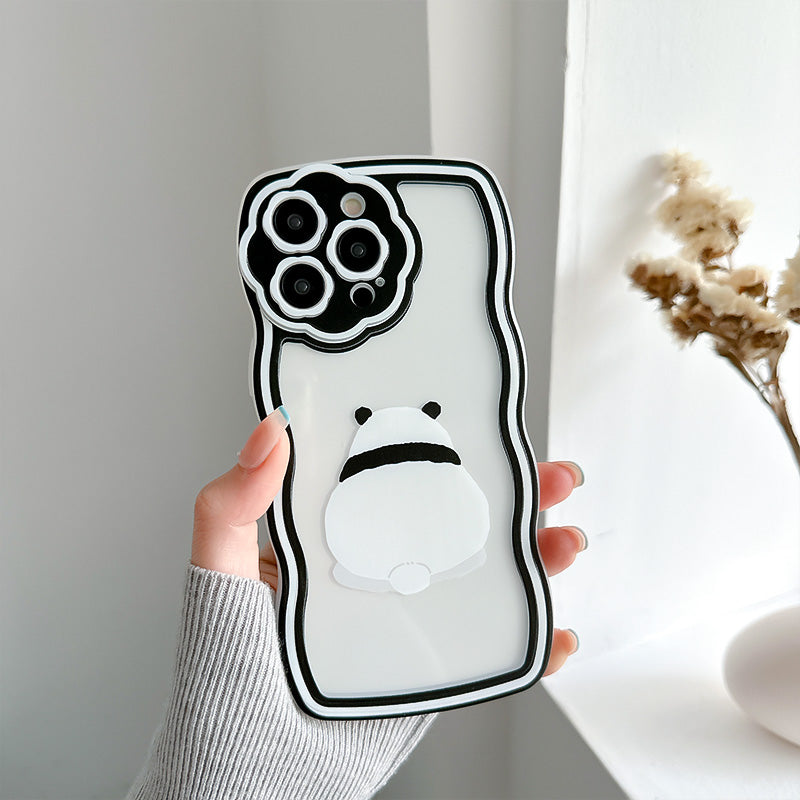 Coque iPhone à bord ondulé PANDA 