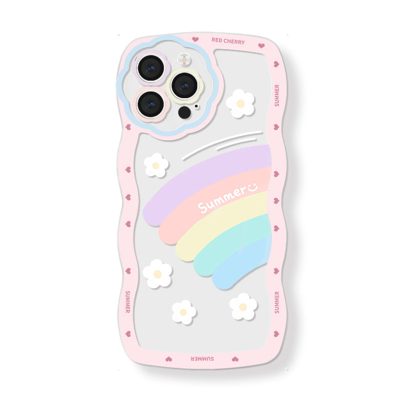 RAINBOW iPhone-Hülle mit gewelltem Rand 
