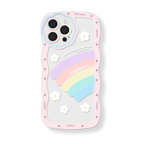 RAINBOW iPhone-Hülle mit gewelltem Rand 