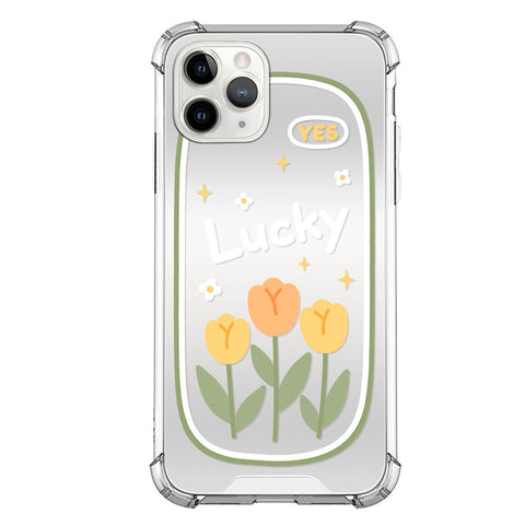 Coque iPhone miroir TULIPE