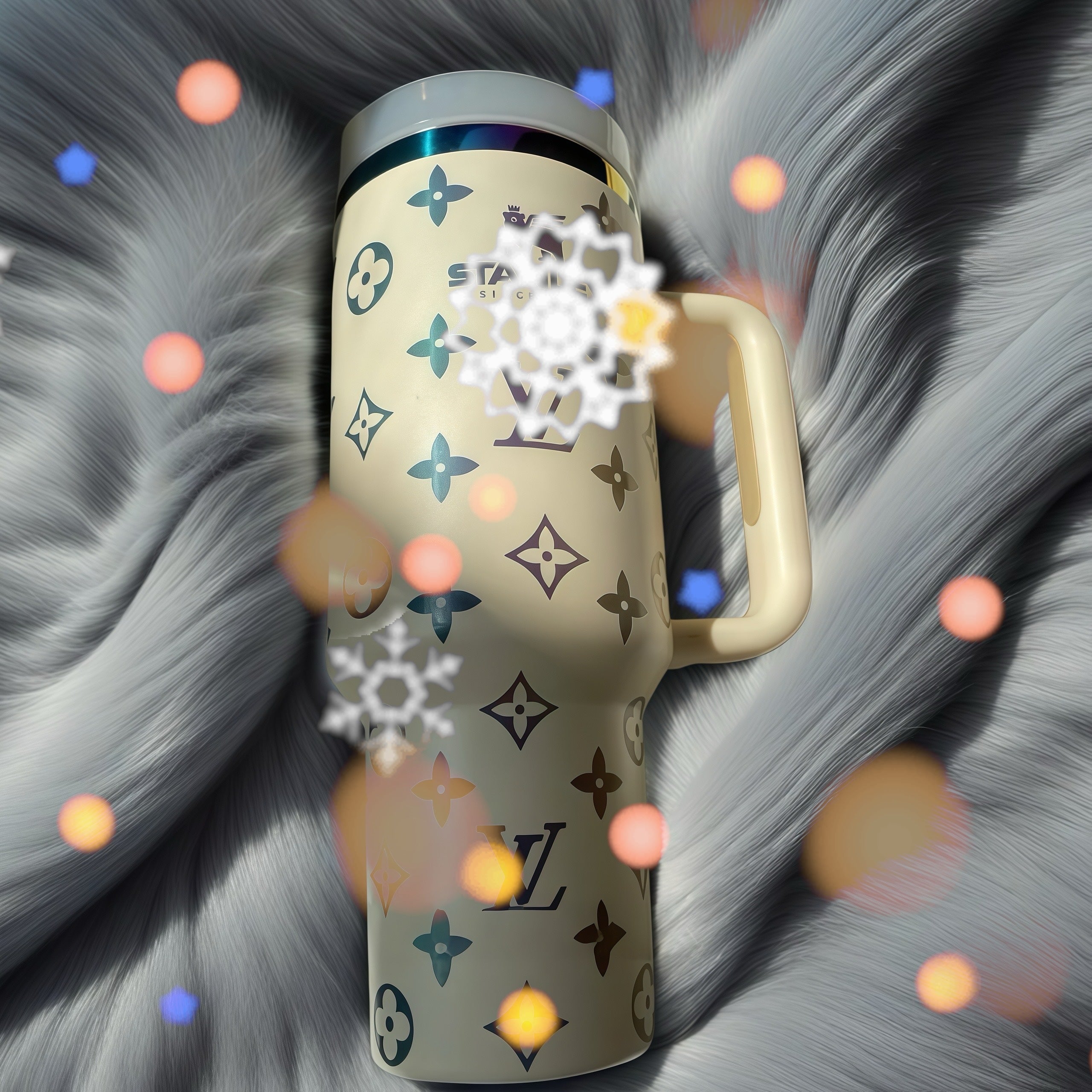 Designer-Isolierbecher mit holografischem Motiv fürs Auto, 1.2L