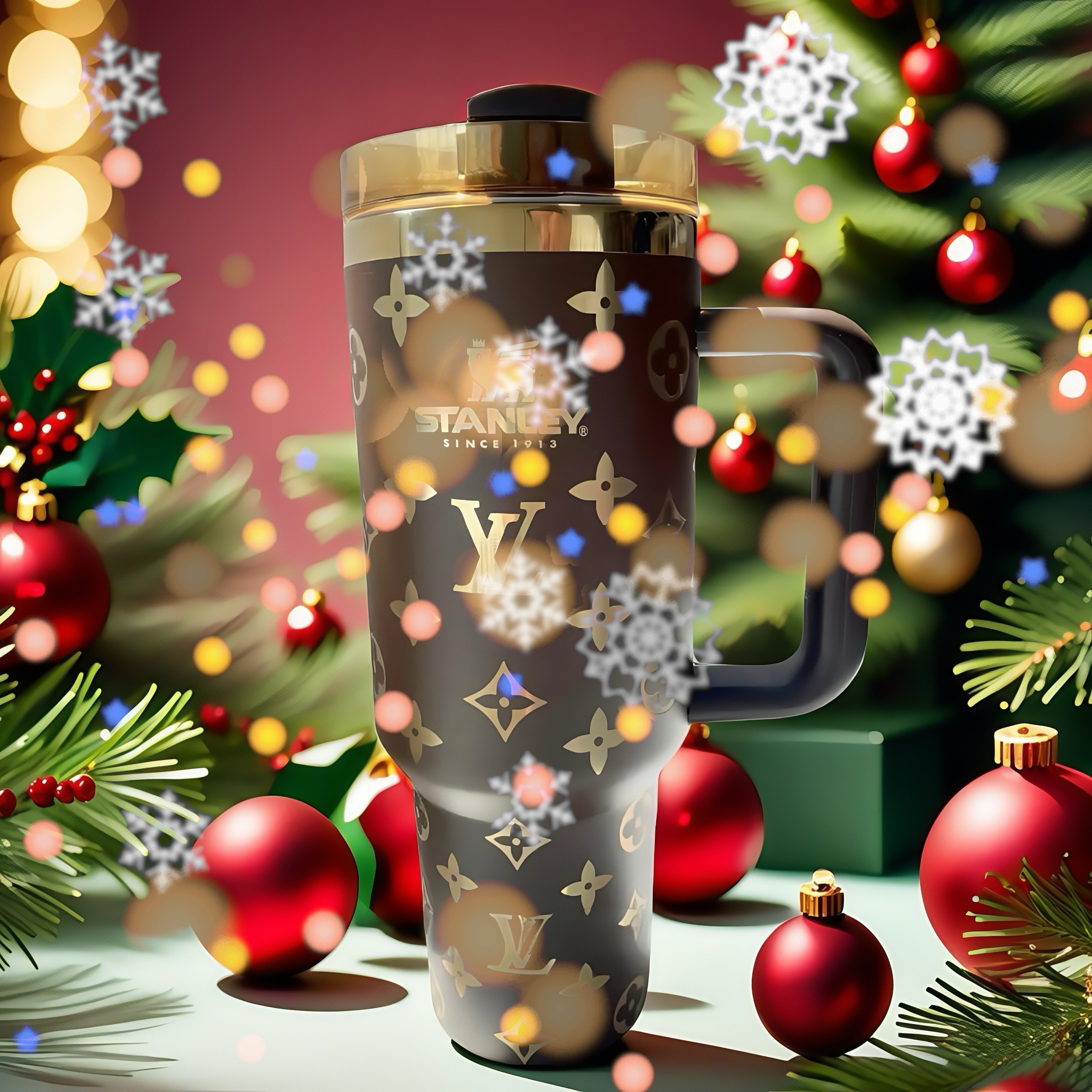 Designer-Isolierbecher mit holografischem Motiv fürs Auto, 1.2L
