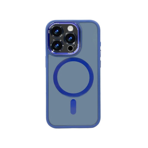 Stoßfeste transparente Handyhülle mit HD-Linsenfolie Kabelloses Laden MagSafe-Schutz für iPhone 15/14/13 