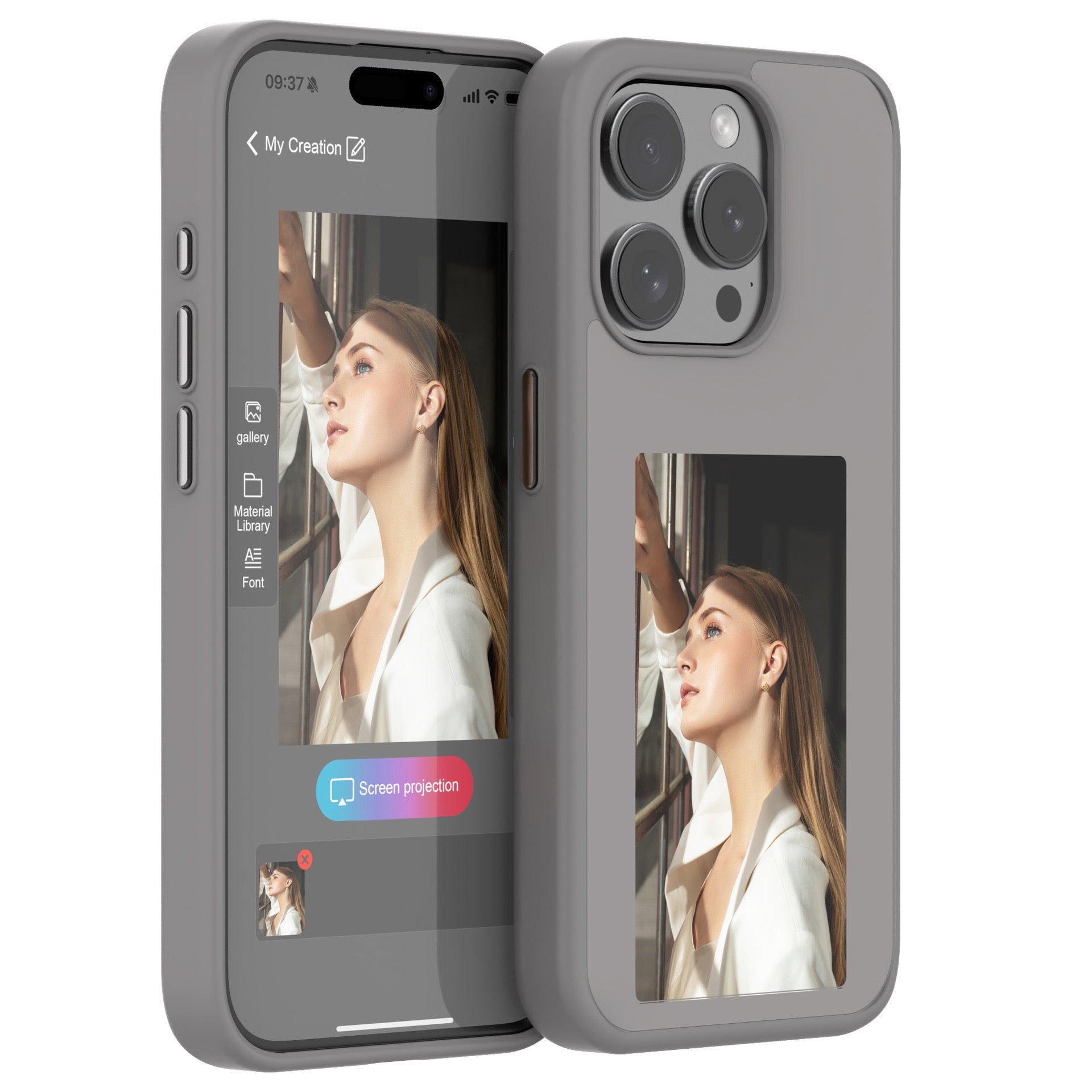 Coque iPhone Smart Ink Case - Réencrez votre coque en quelques secondes ! 