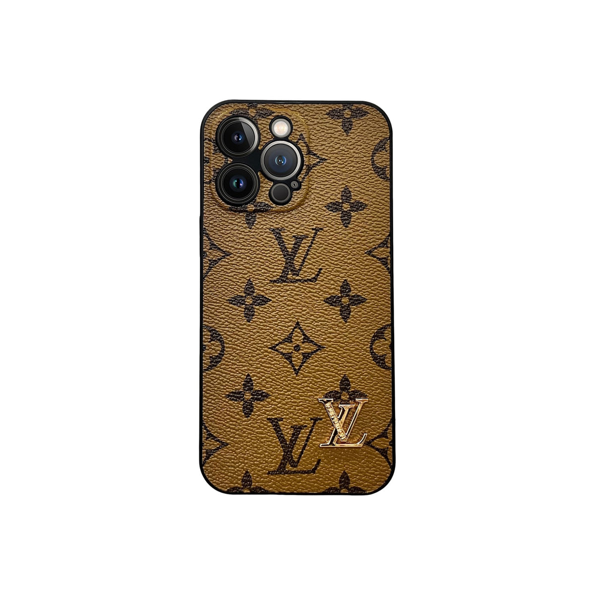 L LOGO LIGHT BROWN PENDANT