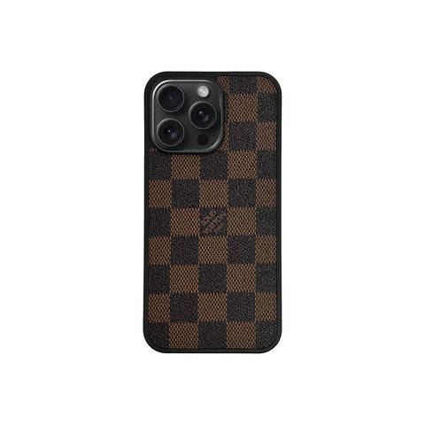 L CHESSBOARD BROWN