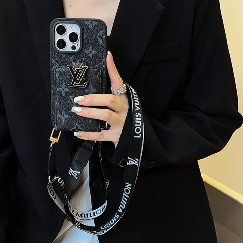 LV iPhone Case With  Lanyard