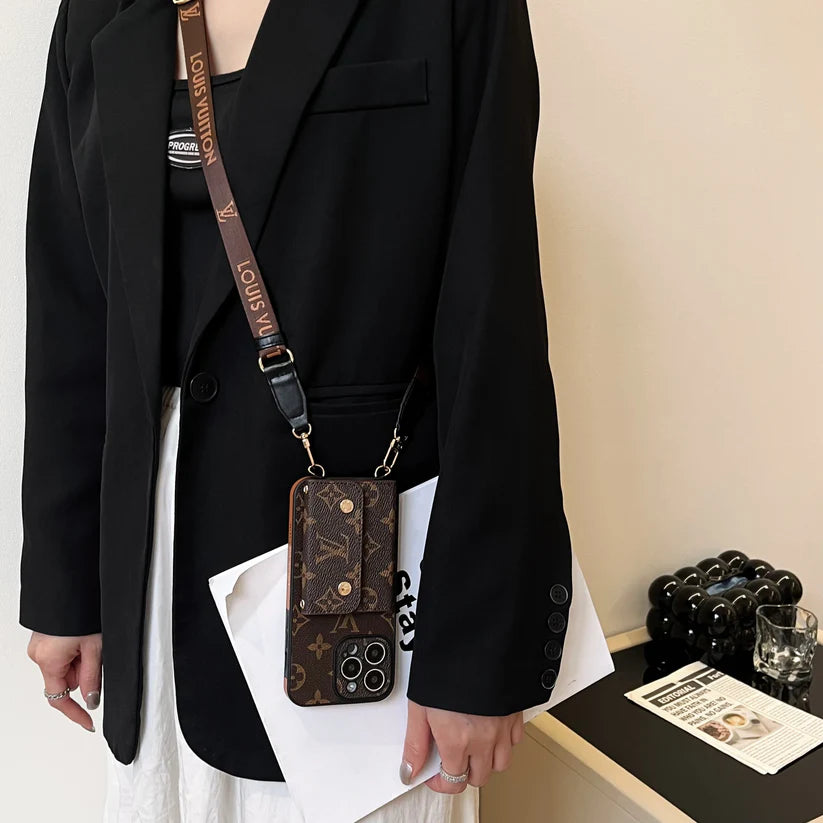 LV iPhone Case With  Lanyard
