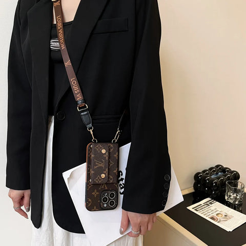 LV iPhone Case With  Lanyard
