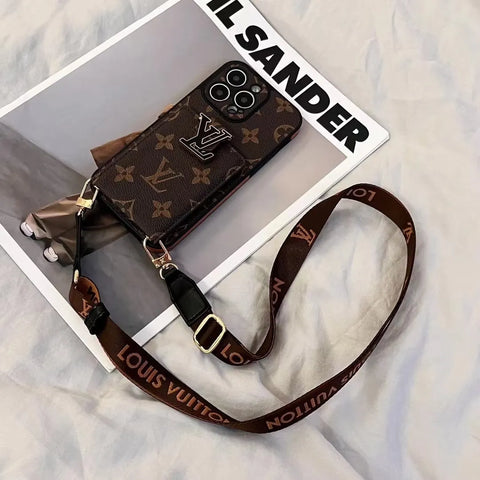 LV iPhone Case With  Lanyard
